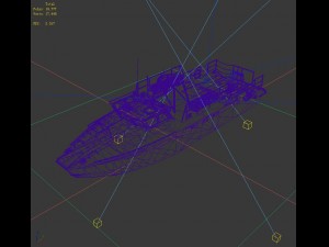 transportation - yacht 3D 模型