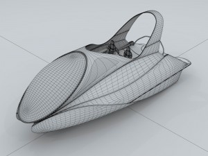 transportation - yacht 02 3D Model