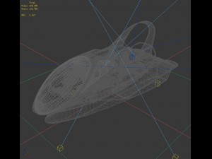 transportation - yacht 02 3D Model