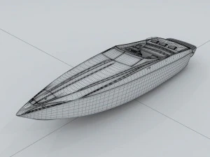 transportation - yacht 03 3D Model