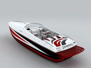 transportation - yacht 03 3D Model