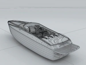 transportation - yacht 03 3D Model