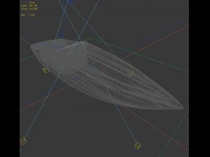 transportation - yacht 03 3D Model