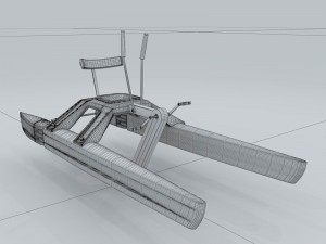 transportation - yacht 04 3D Модель