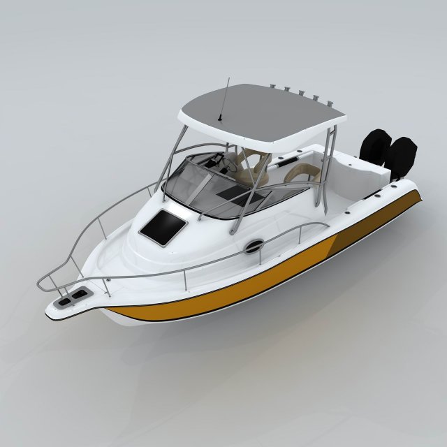 transportation - yacht 06 3D मॉडल .c4d .max .obj .3ds .fbx .stl .blend 