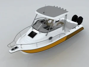 transport - jacht 06 Model 3D