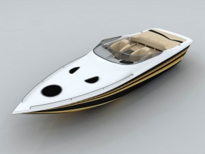 transportation - yacht 08 3D Model