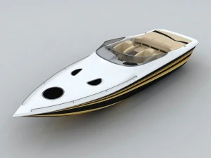 transportation - yacht 08 3D Model