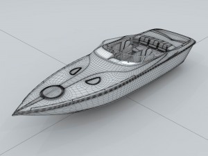 transportation - yacht 08 3D 모델