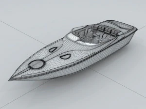 transportation - yacht 08 3D Model