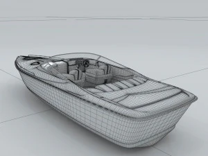 transportation - yacht 08 3D Model