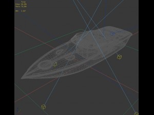 transportation - yacht 08 3D 모델