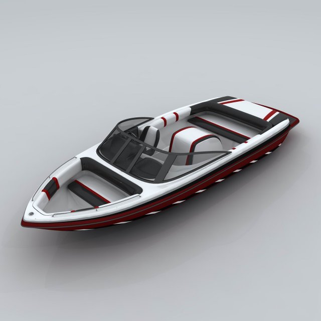 transportation - yacht 10 3D 모델 .c4d .max .obj .3ds .fbx .stl .blend 