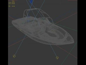 transportation - yacht 11 3D Model