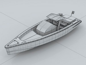 transportation - yacht 12 3D Model
