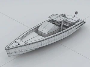 transportation - yacht 12 3D Model