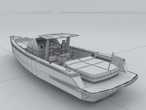 transportation - yacht 12 3D Model