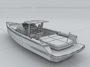 transportation - yacht 12 3D Model