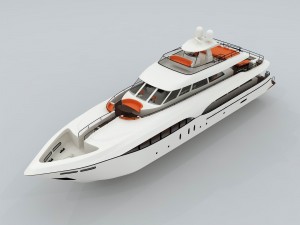 transportation - yacht 13 3D Model