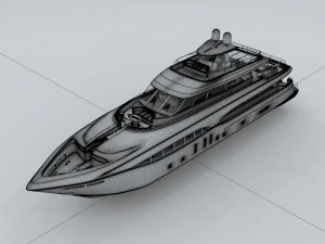 transportation - yacht 13 3D Model