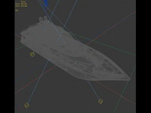 transportation - yacht 13 3D Model