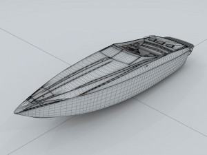 transportation - yacht 14 3D Model