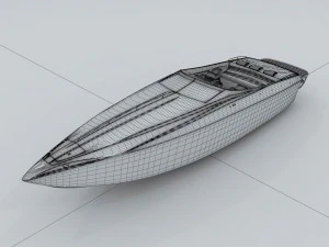 transportation - yacht 14 3D Model