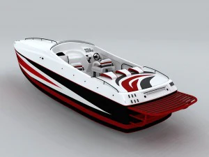 transportation - yacht 14 3D Model