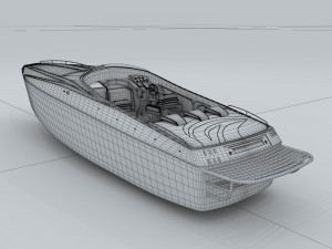 transportation - yacht 14 3D Model