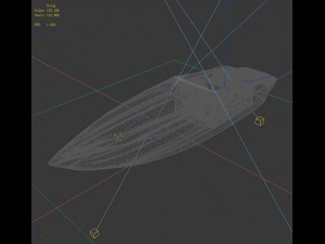 transportation - yacht 14 3D Model