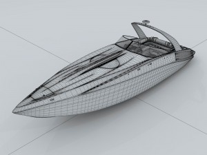transportation - yacht 15 3D Model