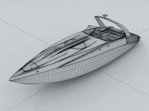 transportation - yacht 15 3D Model