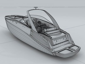 transportation - yacht 15 3D Model
