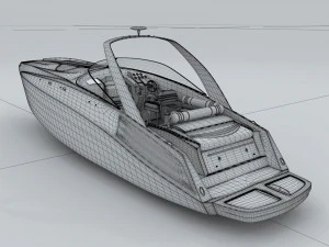 transportation - yacht 15 3D Model