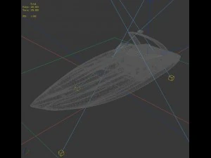 transportation - yacht 15 3D Model