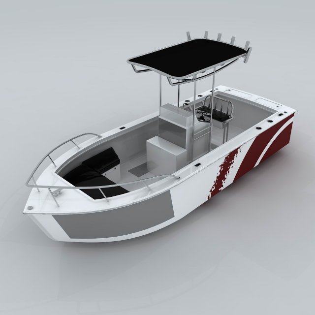 transportation - yacht 16 Modelo 3D .c4d .max .obj .3ds .fbx .stl .blend