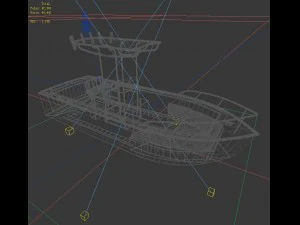 transportation - yacht 16 3D Model