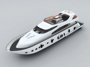 transportation - yacht 17 3D Model