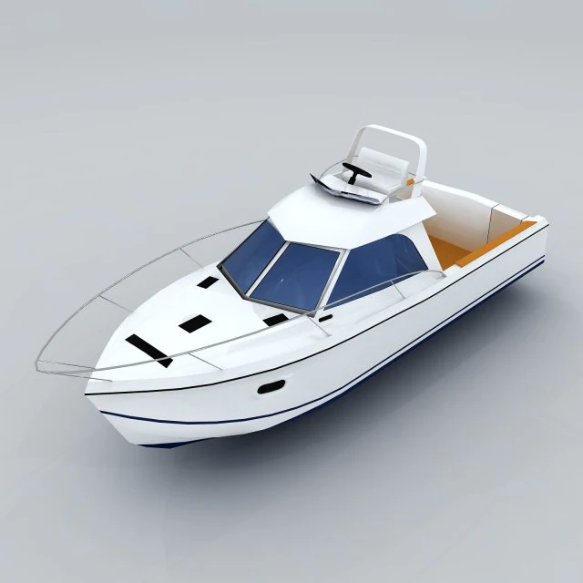 transportation - yacht 20 3D Model .c4d .max .obj .3ds .fbx .stl .blend