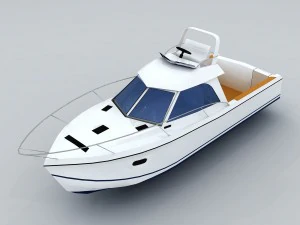 transportation - yacht 20 3D Model