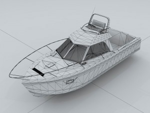 transportation - yacht 20 3D Model