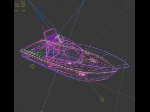 transportation - yacht 20 3D Model