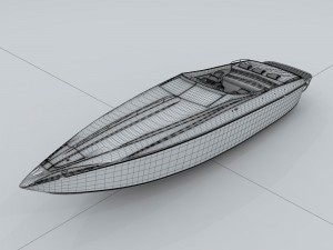 transportation - yacht 22 3D Model