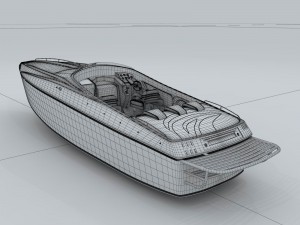 transportation - yacht 22 3D Model