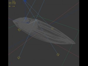 transportation - yacht 22 3D Model