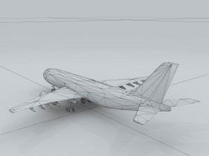 transportation aircraft 35088 3D Model