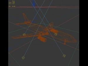 transportation aircraft 35088 3D Model