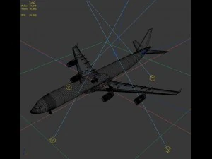 transportation aircraft 35090 3D Model