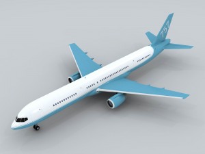 transportation aircraft 75525 3D Model
