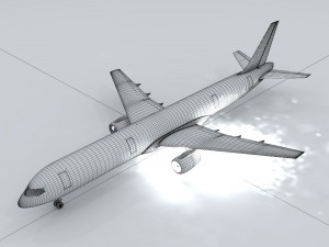 transportation aircraft 75525 3D Model